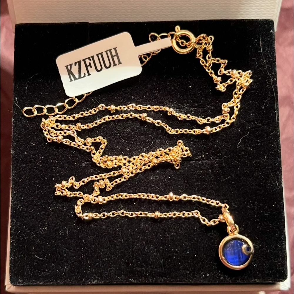 Charmed Aroma 14k Plt Champagne Gold Chain Necklace with “Mood Changing” Pendant